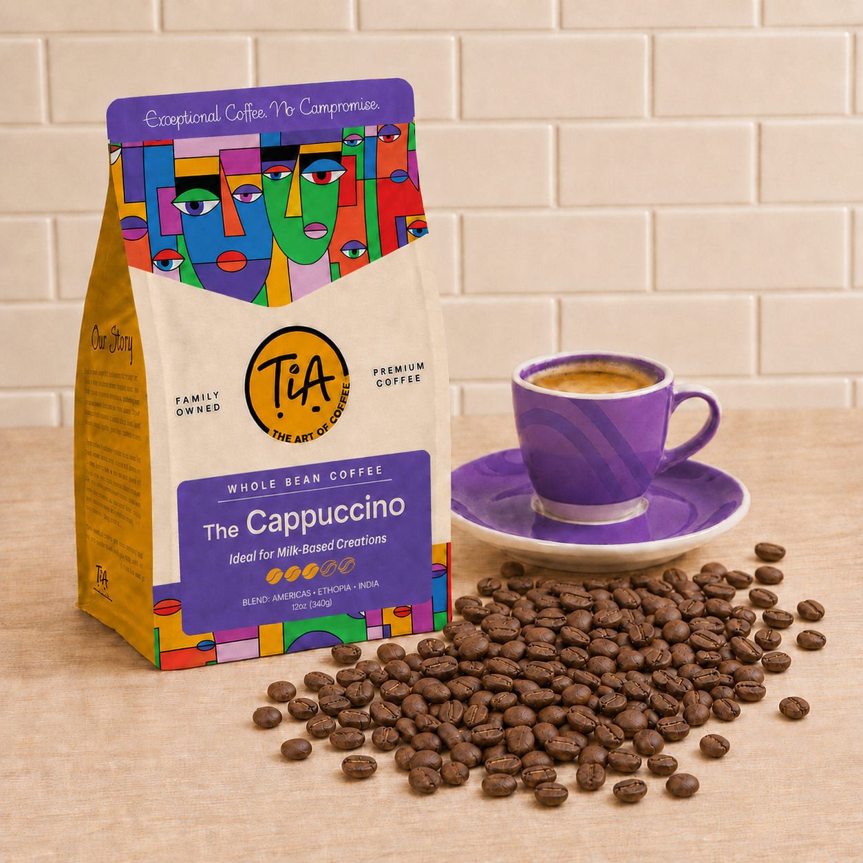 The Cappuccino - Medium Roast Medium roast from Tia Coffee