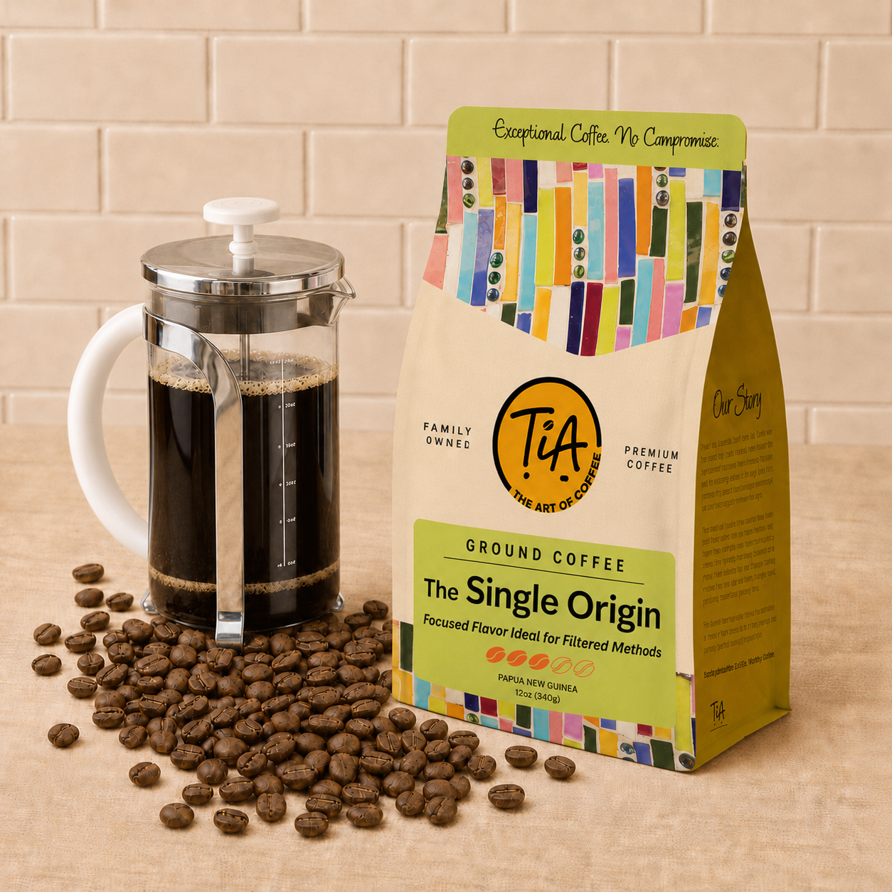 The Single Filter - Medium Roast Medium roast from Tia Coffee