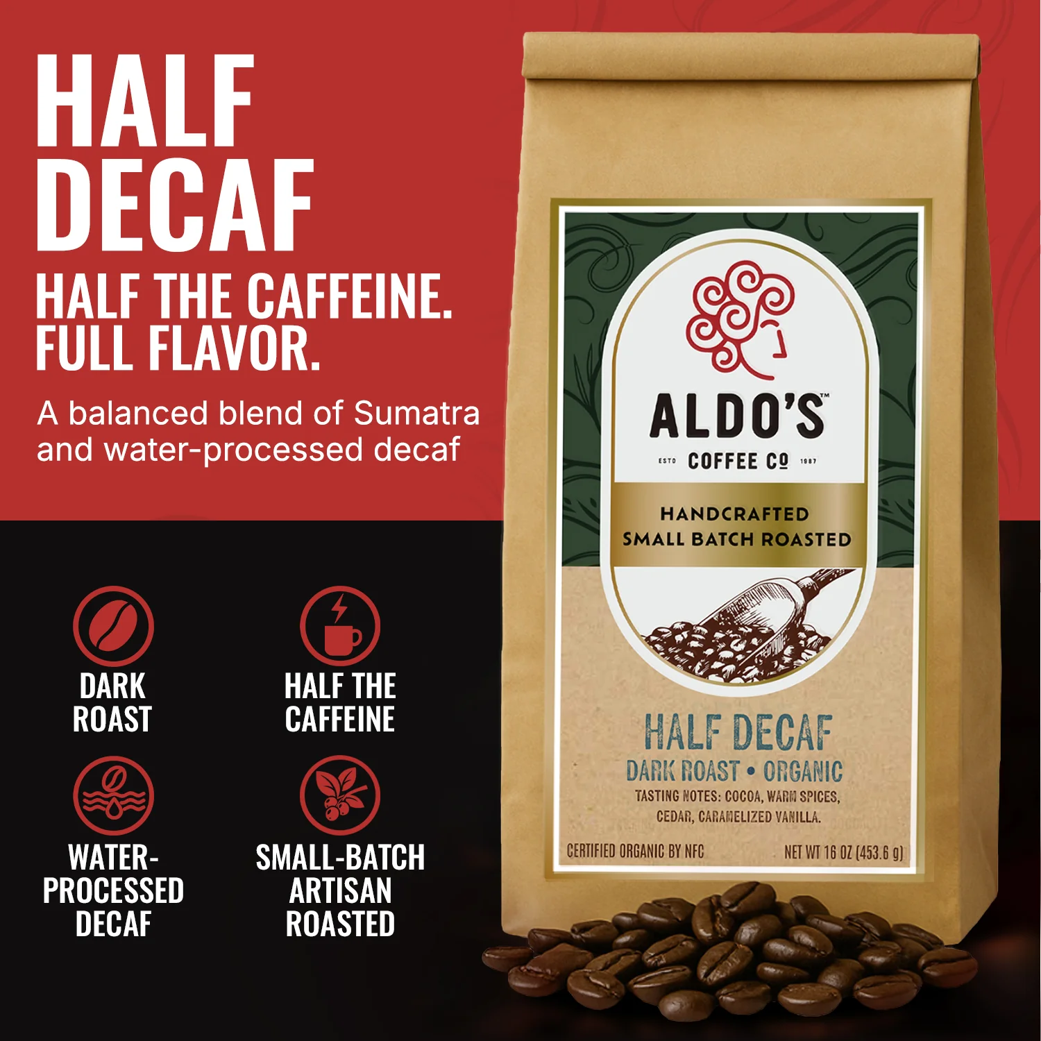 Half Decaf Blend (Dark Roast) 2