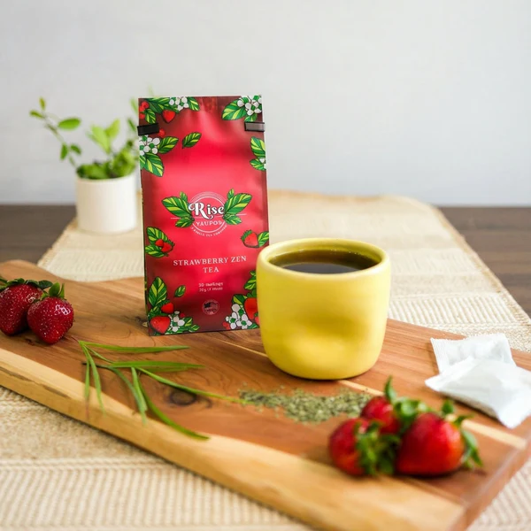 Strawberry Zen Yaupon Tea 3