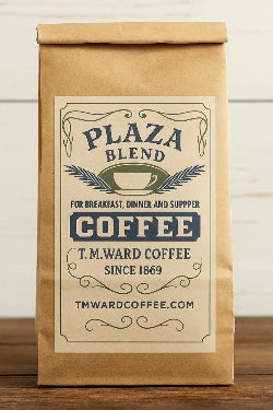 Plaza Blend 1lb (16oz) Medium roast from TM Ward Coffee