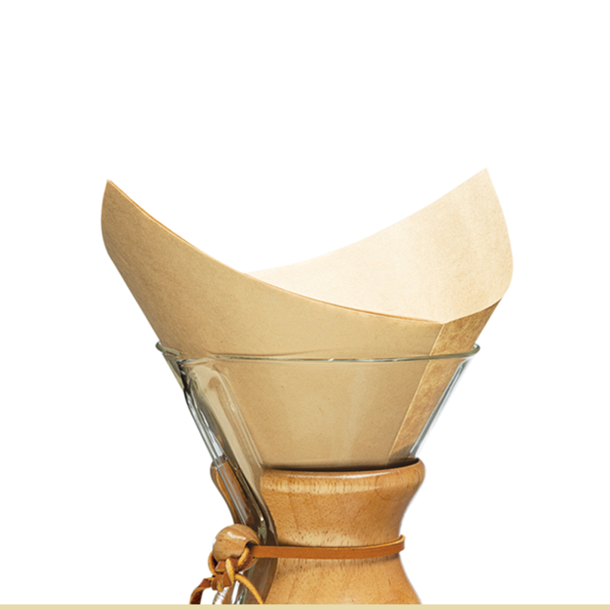 Chemex Filter Pre Folded Square Natural FSU-100 from TM Ward Coffee