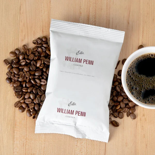 Ellis 2 oz. William Penn Regular Coffee Packet - 128/Case Medium roast from TM Ward Coffee