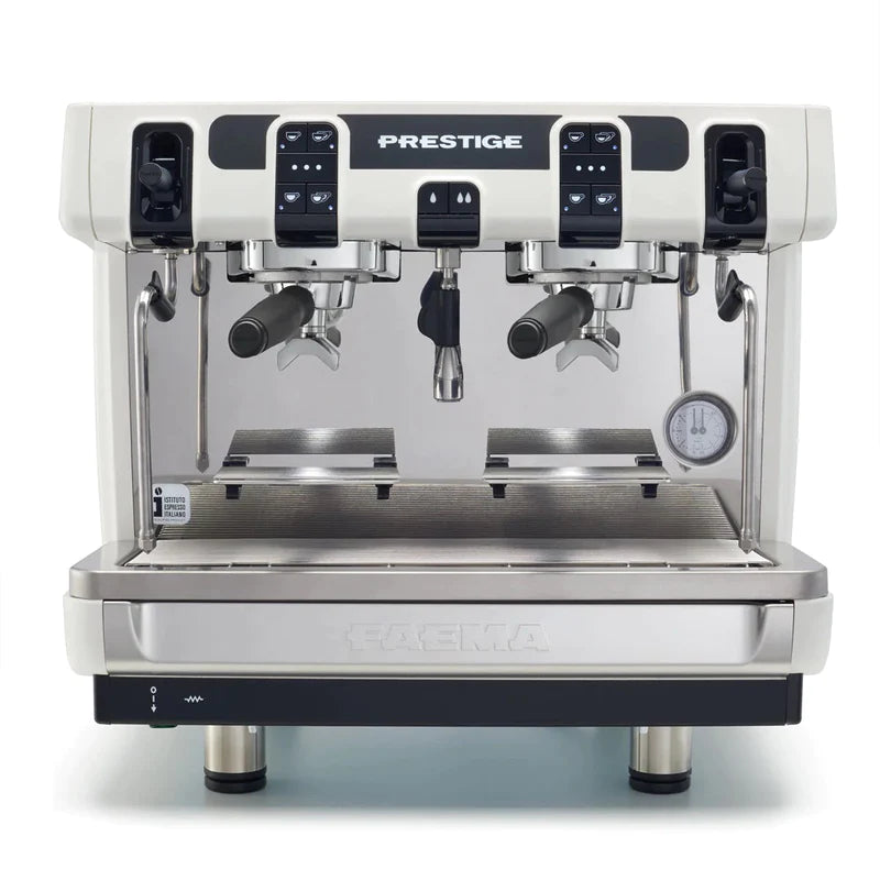 Faema Prestige Compact 2 Group Volumetric Tall Cup 120 volt from TM Ward Coffee