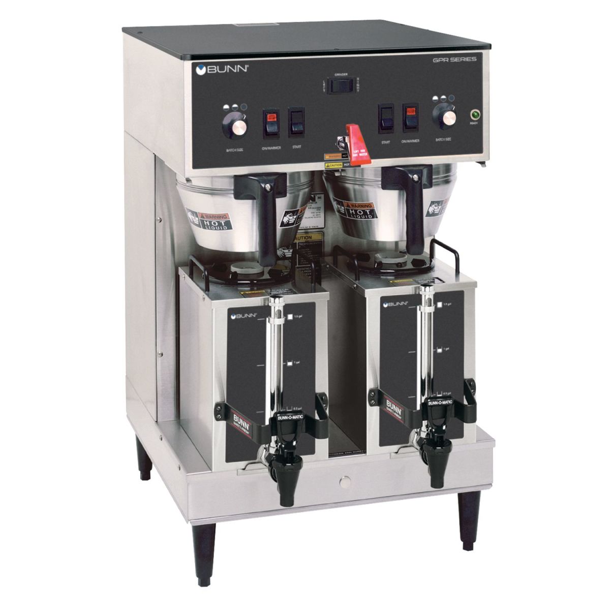 Bunn Dual® GPR 120/240V with Stainless Funnel, 3 Settings from TM Ward Coffee