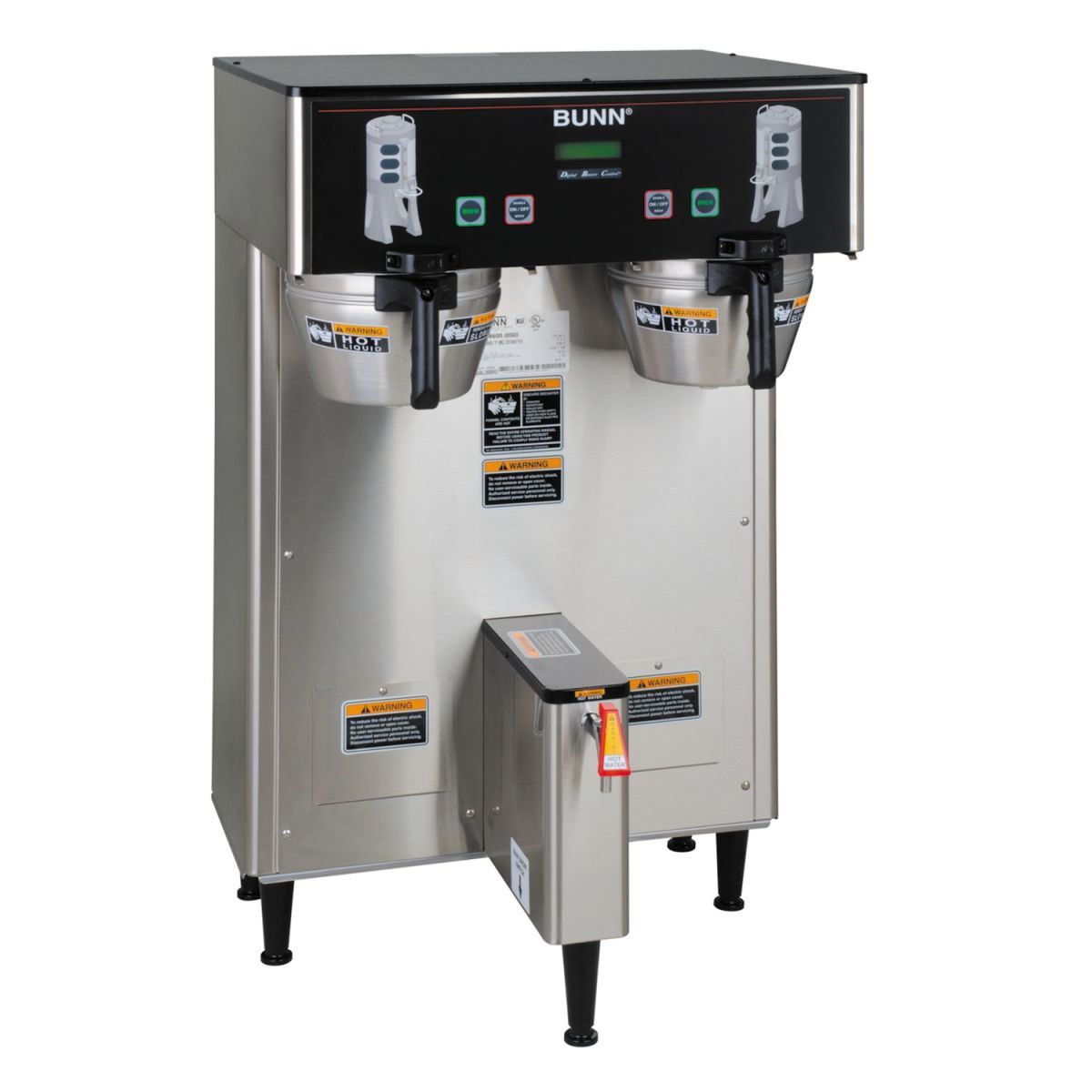 Dual® TF ThermoFresh® DBC® Stainless 120/208V with Funnel Locks from TM Ward Coffee