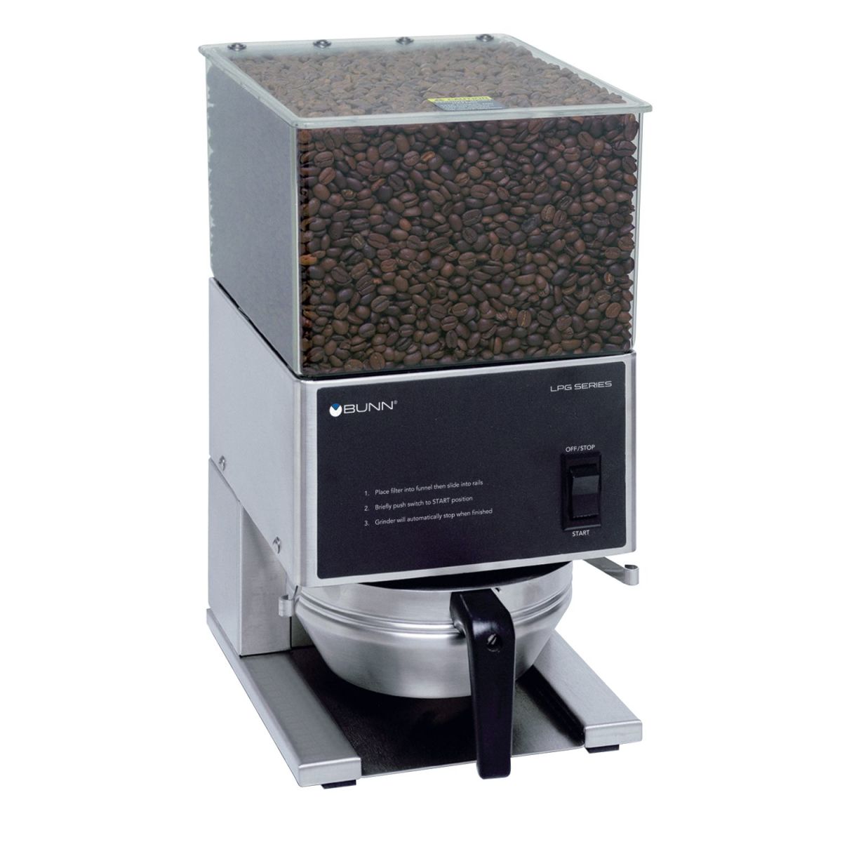 Bunn LPG Stainless Grinder from TM Ward Coffee
