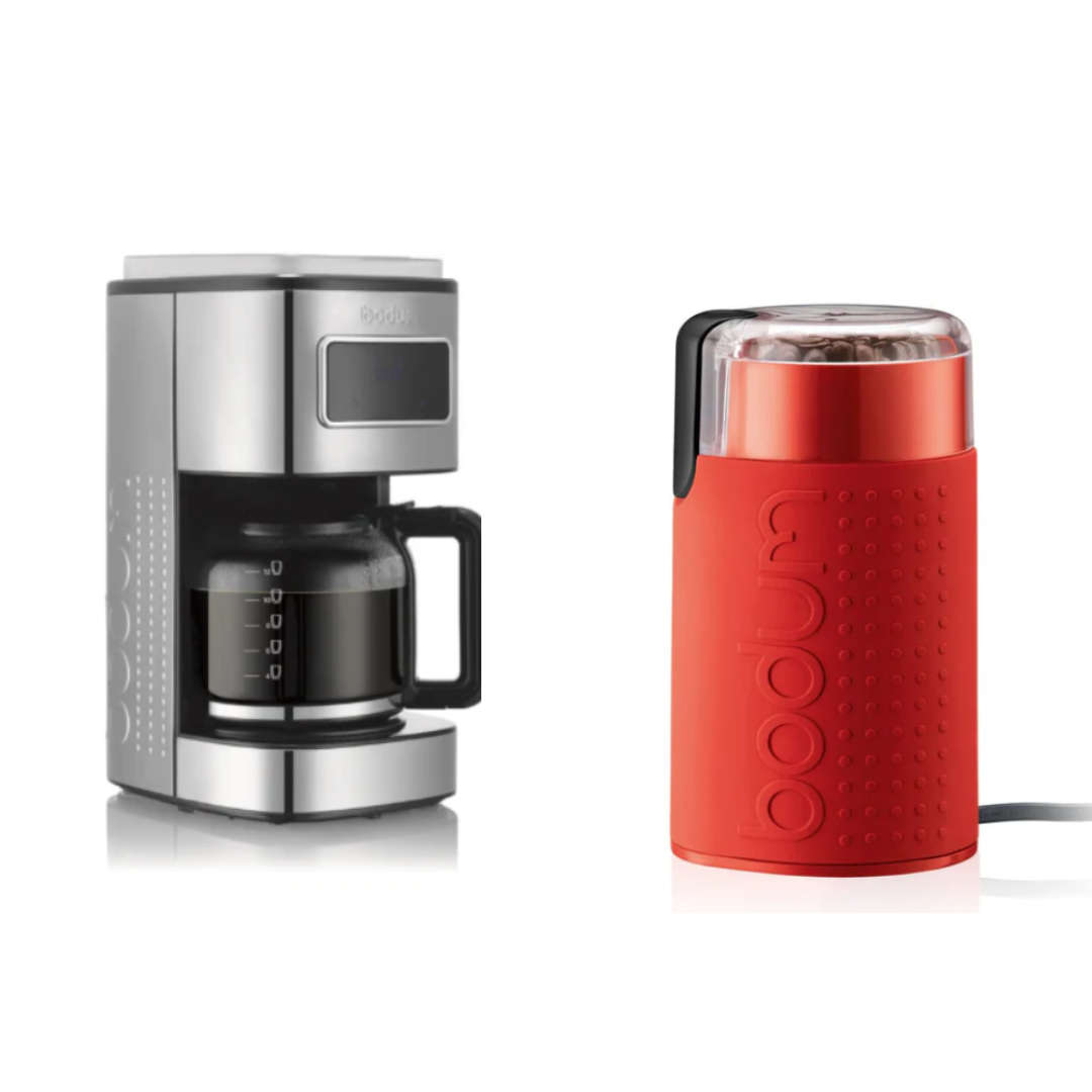 Bodum Bistro Coffee Maker + Free Grinder from TM Ward Coffee