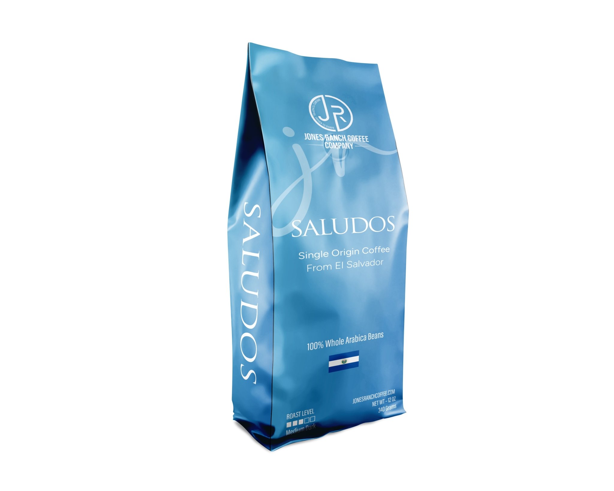 Saludos El Salvador Single Origin Coffee Light-Medium roast from Jones Ranch Coffee Company