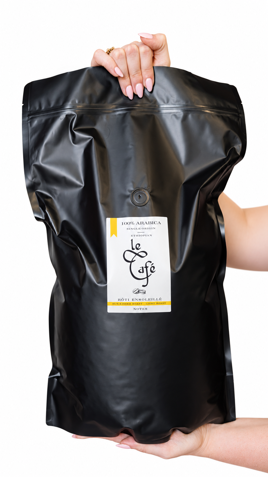 Le Café Ethiopian Light Roast - Single-Origin Whole Bean or Ground Coffee 2