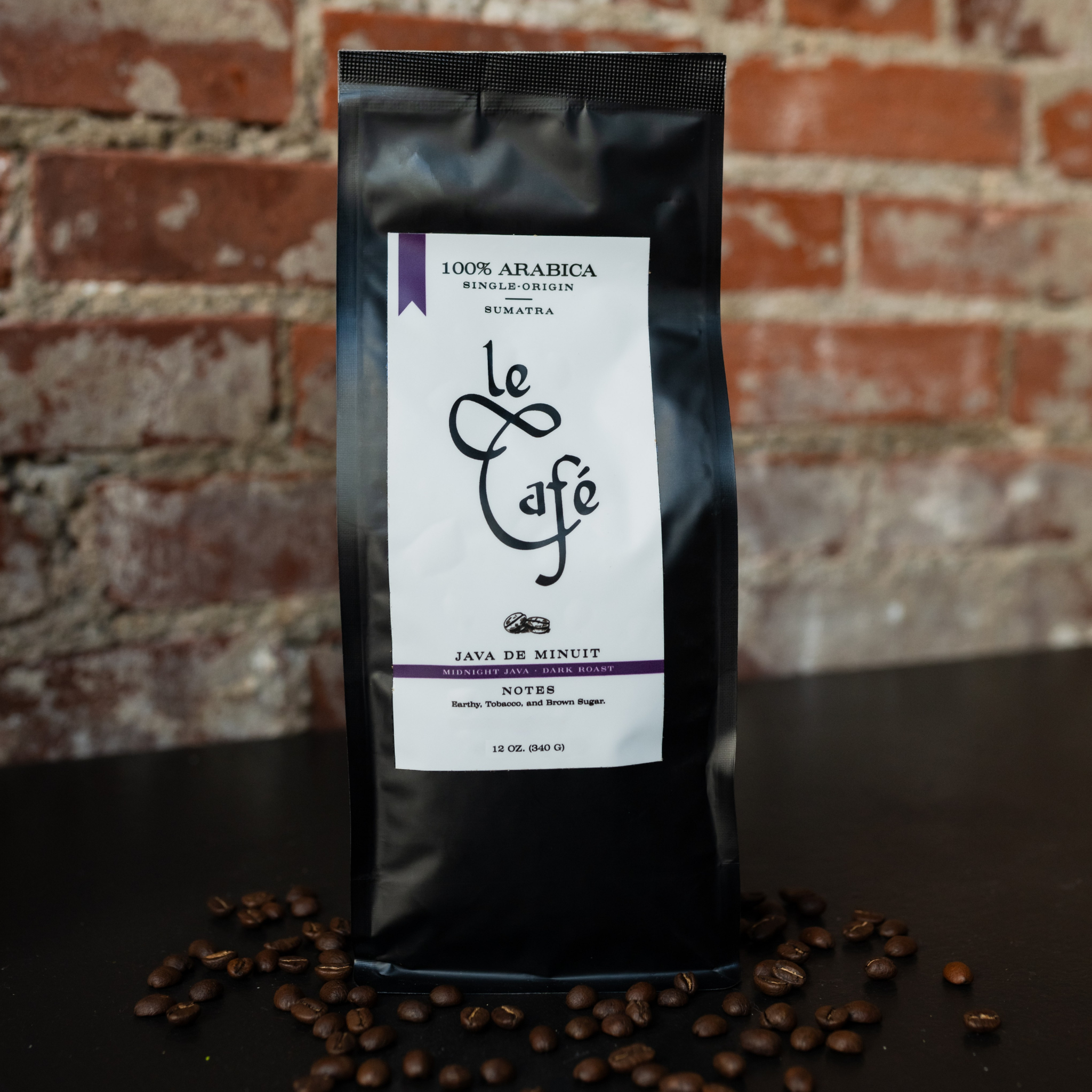 Le Café Sumatra Dark Roast - Single-Origin Whole Bean or Ground Coffee Dark roast from Le Café