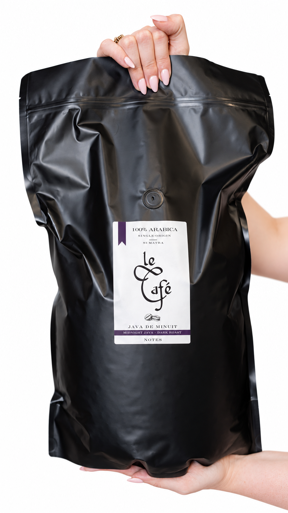 Le Café Sumatra Dark Roast - Single-Origin Whole Bean or Ground Coffee 2