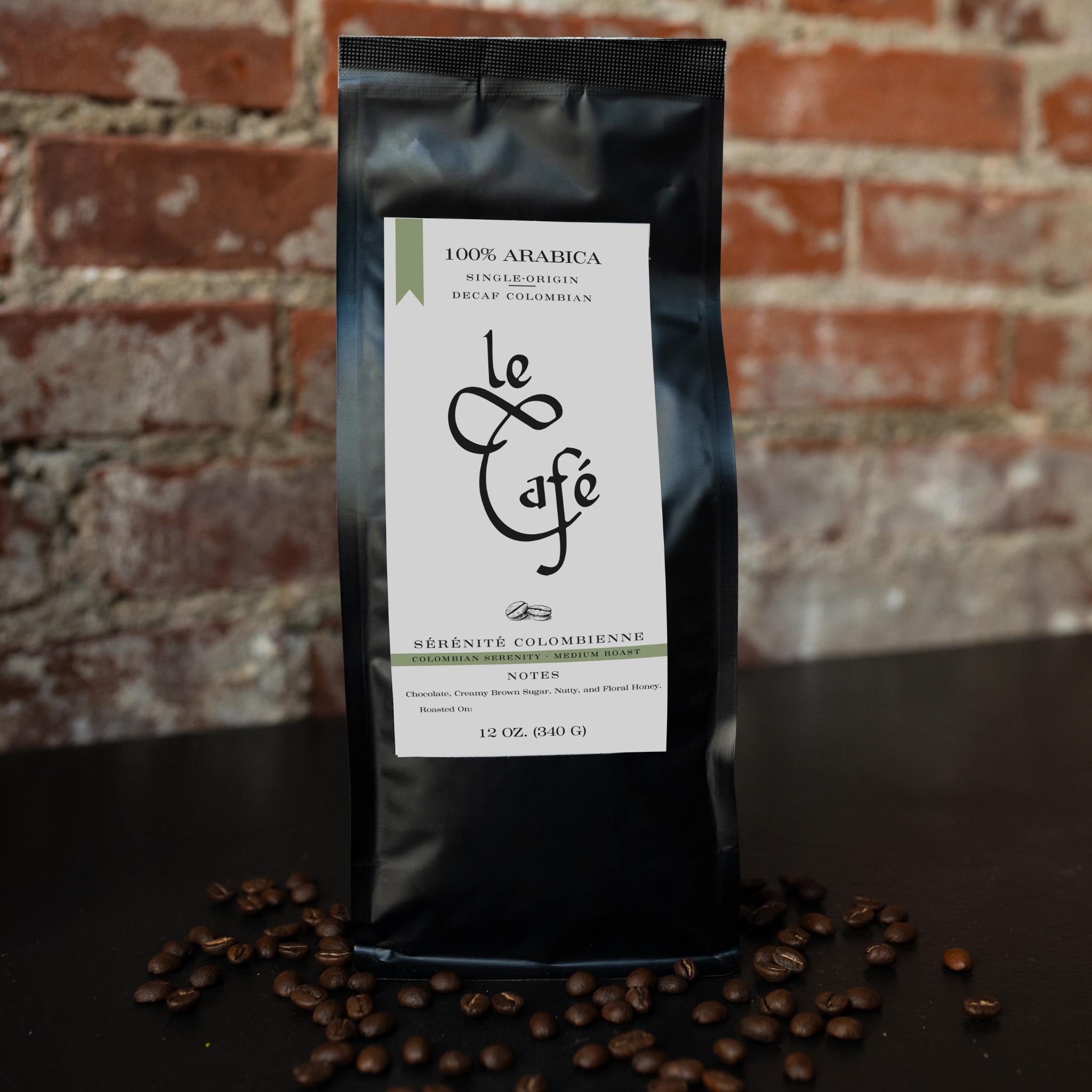 Le Café Decaf Colombian Medium Roast - Single-Origin Whole Bean or Ground Coffee Medium roast from Le Café