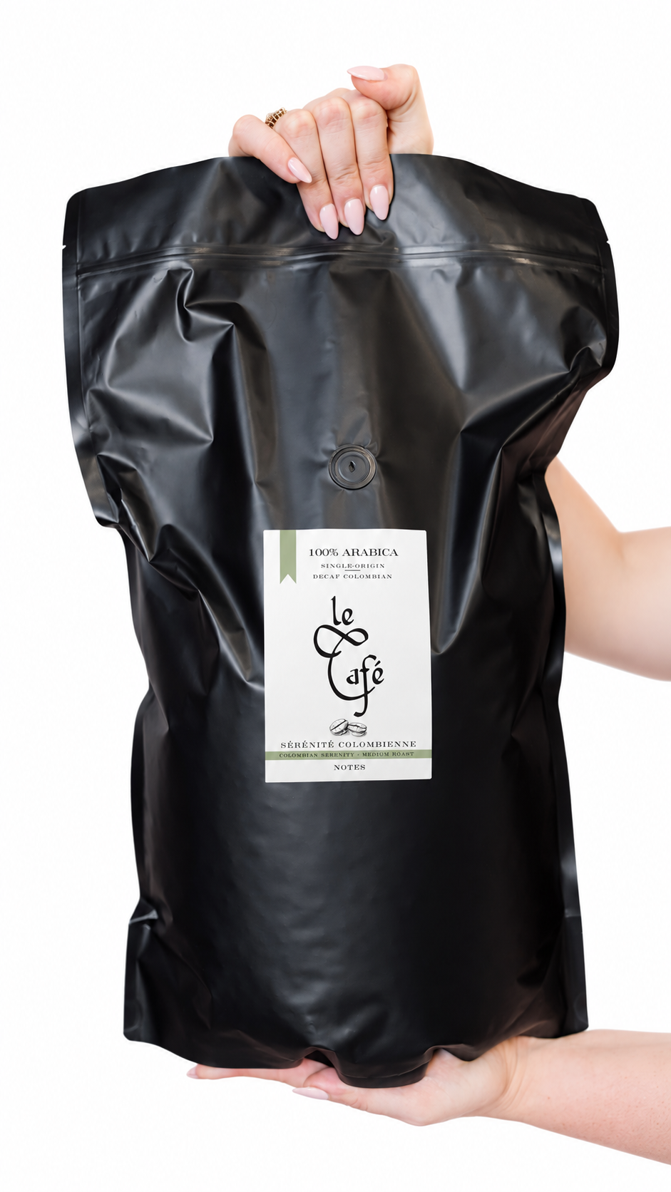 Le Café Decaf Colombian Medium Roast - Single-Origin Whole Bean or Ground Coffee 2